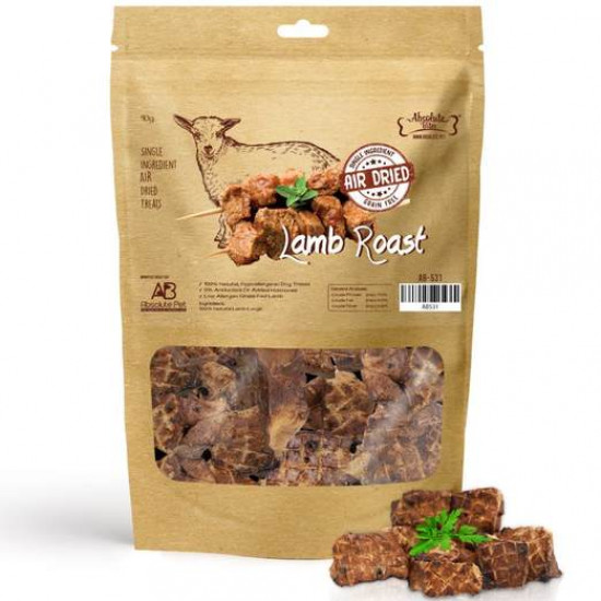 Absolute Bites Air Dried Lamb Roast Dog Treats 90g AB531