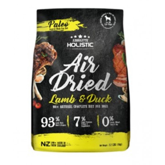 Absolute Holistic Air Dried Lamb & Duck Dry Dog Food (1kg) AD4013