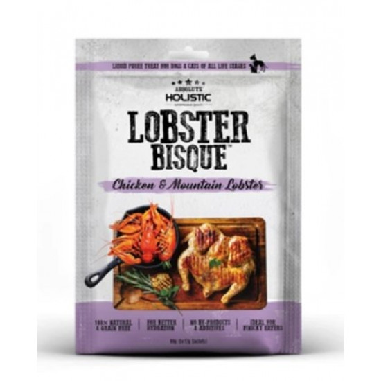 Absolute Holistic Lobster Bisque Chicken & Mountain Lobster Dog & Cat Treat 60g AH4051