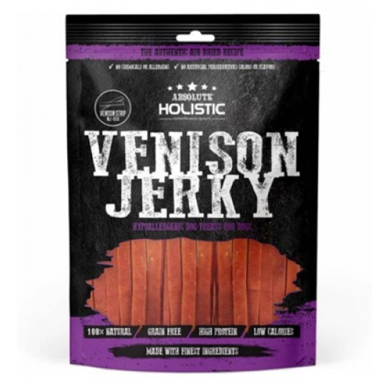 Absolute Holistic Grain Free Venison Loin Strip 100g AJ05V