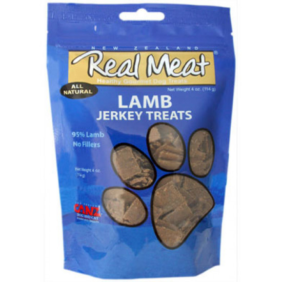 REAL MEAT ALL NATURAL LAMB JERKEY DOG TREATS