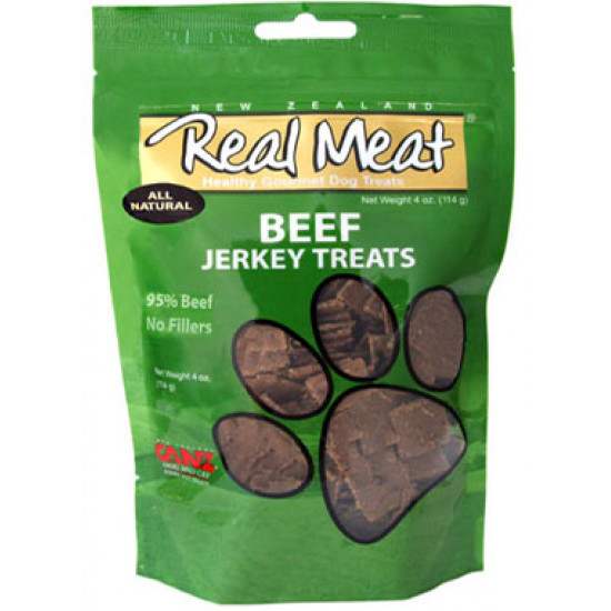 REAL MEAT ALL NATURAL BEEF JERKEY DOG TREATS