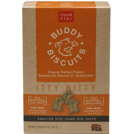 Cloud Star Itty Bitty Buddy Biscuits Peanut Butter Dog Treats