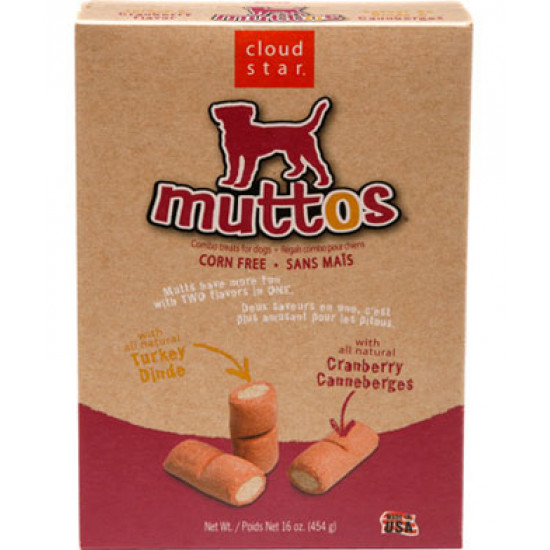 Cloud Star Muttos Turkey and Cranberry Dog Treats