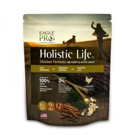 Eagle Pro Holistic Life Chicken for Puppy/Adult Dry Dog Formula 3.3lbs