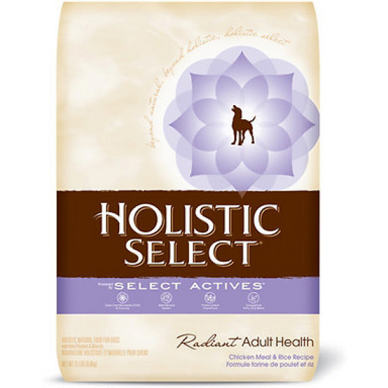 HOLISTIC SELECT ADULT HEALTH-CHICKEN & RICE MEAL 30LBS