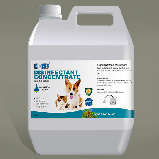 E-Bio Disinfectant Concentrate ( Pine Fragrance ) 5 LITRE 